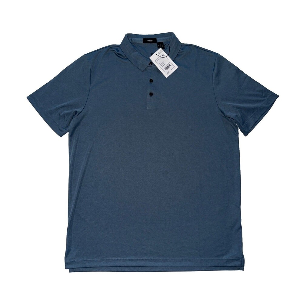 NWT Atlas Pique 2 Polo Shirt Eclipse Dark Harbor Men’s Size XL $125 X-Large